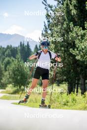 17.08.2024, Font-Romeu, France (FRA): Lou-Anne Dupont Ballet-Baz (FRA) - Biathlon summer training, Font-Romeu (FRA). www.nordicfocus.com. © Authamayou/NordicFocus. Every downloaded picture is fee-liable.