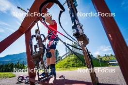 28.06.2024, Lavaze, Italy (ITA): Ingrid Landmark Tandrevold (NOR) - Biathlon summer training, Lavaze (ITA). www.nordicfocus.com. © Barbieri/NordicFocus. Every downloaded picture is fee-liable.