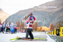 09.11.2024, Bessans, France (FRA): Justine Braisaz-Bouchet (FRA) - Biathlon summer training, Bessans (FRA). www.nordicfocus.com. © Authamayou/NordicFocus. Every downloaded picture is fee-liable.