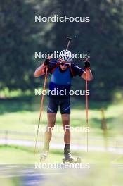 15.07.2024, Lenzerheide, Switzerland (SUI): Bjorn Westervelt (USA) - Biathlon summer training, Lenzerheide (SUI). www.nordicfocus.com. © Manzoni/NordicFocus. Every downloaded picture is fee-liable.