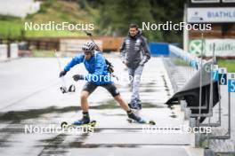 26.08.2024, Martell, Italy (ITA): Elia Zeni (ITA) - Biathlon summer training, Martell (ITA). www.nordicfocus.com. © Vanzetta/NordicFocus. Every downloaded picture is fee-liable.