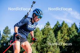 05.09.2024, Font-Romeu, France (FRA): Sara Andersson (SWE) - Biathlon summer training, Font-Romeu (FRA). www.nordicfocus.com. © Authamayou/NordicFocus. Every downloaded picture is fee-liable.