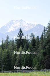 15.07.2024, Lenzerheide, Switzerland (SUI): Deedra Irwin (USA) - Biathlon summer training, Lenzerheide (SUI). www.nordicfocus.com. © Manzoni/NordicFocus. Every downloaded picture is fee-liable.