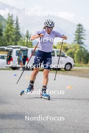 28.08.2024, Bessans, France (FRA): Jeanne Richard (FRA) - Biathlon summer training, Bessans (FRA). www.nordicfocus.com. © Authamayou/NordicFocus. Every downloaded picture is fee-liable.