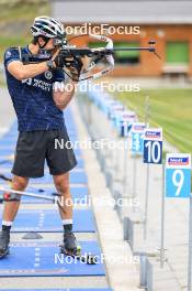 05.09.2024, Lenzerheide, Switzerland (SUI): Niklas Hartweg (SUI) - Biathlon summer training, Lenzerheide (SUI). www.nordicfocus.com. © Manzoni/NordicFocus. Every downloaded picture is fee-liable.