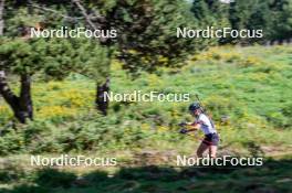 17.08.2024, Font-Romeu, France (FRA): Lou-Anne Dupont Ballet-Baz (FRA) - Biathlon summer training, Font-Romeu (FRA). www.nordicfocus.com. © Authamayou/NordicFocus. Every downloaded picture is fee-liable.