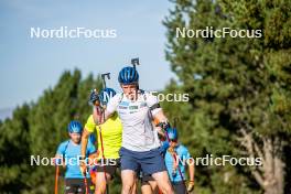 02.09.2024, Font-Romeu, France (FRA): Sebastian Samuelsson (SWE) - Biathlon summer training, Font-Romeu (FRA). www.nordicfocus.com. © Authamayou/NordicFocus. Every downloaded picture is fee-liable.