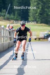 28.08.2024, Bessans, France (FRA): Sophie Chauveau (FRA) - Biathlon summer training, Bessans (FRA). www.nordicfocus.com. © Authamayou/NordicFocus. Every downloaded picture is fee-liable.