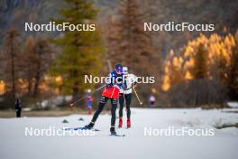 07.11.2024, Bessans, France (FRA): Anaelle Bondoux (FRA) - Biathlon summer training, Bessans (FRA). www.nordicfocus.com. © Authamayou/NordicFocus. Every downloaded picture is fee-liable.