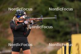 13.10.2024, Ramsau am Dachstein, Austria (AUT): Lisa Theresa Hauser (AUT) - Biathlon summer training, Ramsau am Dachstein (AUT). www.nordicfocus.com. © Manzoni/NordicFocus. Every downloaded picture is fee-liable.