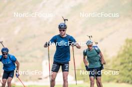 28.08.2024, Bessans, France (FRA): Emilien Jacquelin (FRA) - Biathlon summer training, Bessans (FRA). www.nordicfocus.com. © Authamayou/NordicFocus. Every downloaded picture is fee-liable.