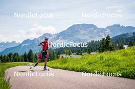 28.06.2024, Lavaze, Italy (ITA): Ingrid Landmark Tandrevold (NOR) - Biathlon summer training, Lavaze (ITA). www.nordicfocus.com. © Barbieri/NordicFocus. Every downloaded picture is fee-liable.