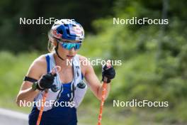 20.06.2024, Lavaze, Italy (ITA): Dorothea Wierer (ITA) - Biathlon summer training, Lavaze (ITA). www.nordicfocus.com. © Vanzetta/NordicFocus. Every downloaded picture is fee-liable.