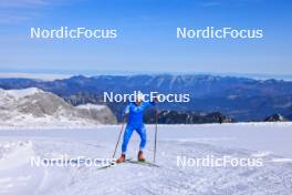 12.10.2024, Ramsau am Dachstein, Austria (AUT): Apostolos Angelis (GRE) - Biathlon summer training, Dachsteinglacier, Ramsau am Dachstein (AUT). www.nordicfocus.com. © Manzoni/NordicFocus. Every downloaded picture is fee-liable.