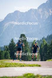 31.07.2024, Lavaze, Italy (ITA): Lea Rothschopf (AUT), Anna Gandler (AUT), (l-r)  - Biathlon summer training, Lavaze (ITA). www.nordicfocus.com. © Barbieri/NordicFocus. Every downloaded picture is fee-liable.