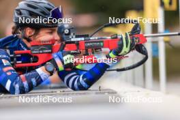 11.10.2024, Ramsau am Dachstein, Austria (AUT): Gilonne Guigonnat (FRA) - Biathlon summer training, Dachsteinglacier, Ramsau am Dachstein (AUT). www.nordicfocus.com. © Manzoni/NordicFocus. Every downloaded picture is fee-liable.