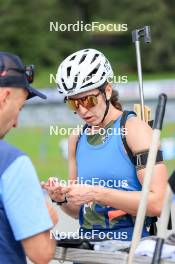 15.07.2024, Lenzerheide, Switzerland (SUI): Deedra Irwin (USA) - Biathlon summer training, Lenzerheide (SUI). www.nordicfocus.com. © Manzoni/NordicFocus. Every downloaded picture is fee-liable.