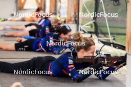 11.06.2024, Premanon, France (FRA): Oceane Michelon (FRA) - Biathlon summer training, Premanon (FRA). www.nordicfocus.com. © Manzoni/NordicFocus. Every downloaded picture is fee-liable.