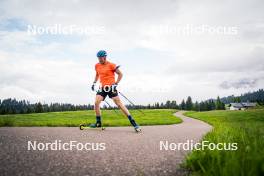 15.06.2024, Lavaze, Italy (ITA): Viktor Brandt (SWE) - Biathlon summer training, Lavaze (ITA). www.nordicfocus.com. © Barbieri/NordicFocus. Every downloaded picture is fee-liable.