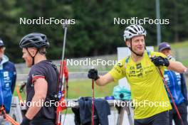 04.09.2024, Lenzerheide, Switzerland (SUI): Tarjei Boe (NOR) - Biathlon summer training, Lenzerheide (SUI). www.nordicfocus.com. © Manzoni/NordicFocus. Every downloaded picture is fee-liable.