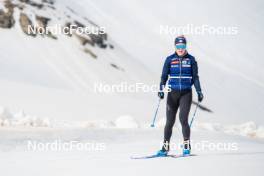 18.06.2024, Tignes, France (FRA): Sophie Chauveau (FRA) - Biathlon summer training, Tignes (FRA). www.nordicfocus.com. © Authamayou/NordicFocus. Every downloaded picture is fee-liable.