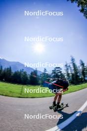 18.07.2024, Lenzerheide, Switzerland (SUI): Vaclav Cervenka (USA) - Biathlon summer training, Lenzerheide (SUI). www.nordicfocus.com. © Manzoni/NordicFocus. Every downloaded picture is fee-liable.