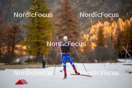 07.11.2024, Bessans, France (FRA): Valentin Lejeune (FRA) - Biathlon summer training, Bessans (FRA). www.nordicfocus.com. © Authamayou/NordicFocus. Every downloaded picture is fee-liable.