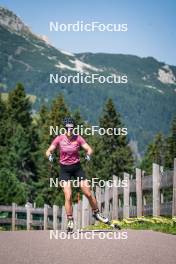 31.07.2024, Lavaze, Italy (ITA): Lara Wagner (AUT) - Biathlon summer training, Lavaze (ITA). www.nordicfocus.com. © Barbieri/NordicFocus. Every downloaded picture is fee-liable.