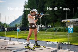 17.07.2024, Martell, Italy (ITA): Hanna Auchentaller (ITA) - Biathlon summer training, Martell (ITA). www.nordicfocus.com. © Barbieri/NordicFocus. Every downloaded picture is fee-liable.