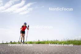 19.06.2024, Lavaze, Italy (ITA): Dorothea Wierer (ITA) - Biathlon summer training, Lavaze (ITA). www.nordicfocus.com. © Vanzetta/NordicFocus. Every downloaded picture is fee-liable.