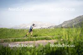 19.06.2024, Lavaze, Italy (ITA): Tommaso Giacomel (ITA) - Biathlon summer training, Lavaze (ITA). www.nordicfocus.com. © Vanzetta/NordicFocus. Every downloaded picture is fee-liable.