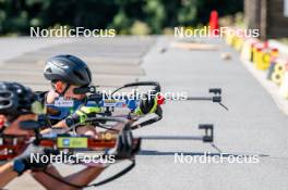 17.08.2024, Font-Romeu, France (FRA): Lionel Jouannaud (FRA) - Biathlon summer training, Font-Romeu (FRA). www.nordicfocus.com. © Authamayou/NordicFocus. Every downloaded picture is fee-liable.