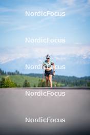 28.06.2024, Lavaze, Italy (ITA): Karoline Offigstad  Knotten (NOR) - Biathlon summer training, Lavaze (ITA). www.nordicfocus.com. © Barbieri/NordicFocus. Every downloaded picture is fee-liable.