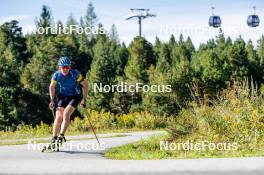 05.09.2024, Font-Romeu, France (FRA): Emil Nykvist (SWE) - Biathlon summer training, Font-Romeu (FRA). www.nordicfocus.com. © Authamayou/NordicFocus. Every downloaded picture is fee-liable.