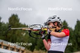 20.09.2024, Font-Romeu, France (FRA): Lotte Lie (BEL) - Biathlon summer training, Font-Romeu (FRA). www.nordicfocus.com. © Authamayou/NordicFocus. Every downloaded picture is fee-liable.