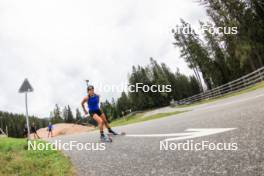 04.09.2024, Lenzerheide, Switzerland (SUI): Juni Arnekleiv (NOR) - Biathlon summer training, Lenzerheide (SUI). www.nordicfocus.com. © Manzoni/NordicFocus. Every downloaded picture is fee-liable.