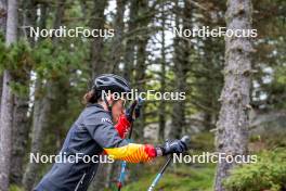 20.09.2024, Font-Romeu, France (FRA): Marine Debloem (BEL) - Biathlon summer training, Font-Romeu (FRA). www.nordicfocus.com. © Authamayou/NordicFocus. Every downloaded picture is fee-liable.