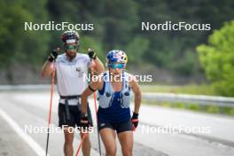 20.06.2024, Lavaze, Italy (ITA): Dorothea Wierer (ITA) - Biathlon summer training, Lavaze (ITA). www.nordicfocus.com. © Vanzetta/NordicFocus. Every downloaded picture is fee-liable.