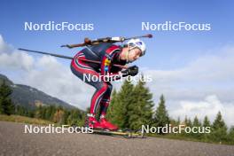 22.10.2024, Lavaze, Italy (ITA): Sturla Holm Laegreid (NOR) - Biathlon summer training, Lavaze (ITA). www.nordicfocus.com. © Vanzetta/NordicFocus. Every downloaded picture is fee-liable.