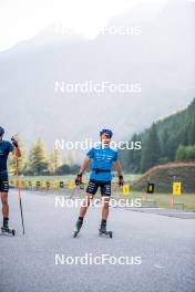 29.08.2024, Bessans, France (FRA): Oscar Lombardot (FRA) - Biathlon summer training, Bessans (FRA). www.nordicfocus.com. © Authamayou/NordicFocus. Every downloaded picture is fee-liable.