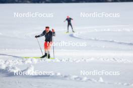 14.10.2024, Ramsau am Dachstein, Austria (AUT): Joscha Burkhalter (SUI) - Biathlon summer training, Dachsteinglacier, Ramsau am Dachstein (AUT). www.nordicfocus.com. © Manzoni/NordicFocus. Every downloaded picture is fee-liable.