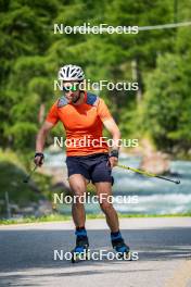 17.07.2024, Martell, Italy (ITA): Mirco Romanin (ITA) - Biathlon summer training, Martell (ITA). www.nordicfocus.com. © Barbieri/NordicFocus. Every downloaded picture is fee-liable.