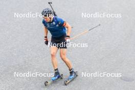 04.09.2024, Lenzerheide, Switzerland (SUI): Vetle Sjaastad Christiansen (NOR) - Biathlon summer training, Lenzerheide (SUI). www.nordicfocus.com. © Manzoni/NordicFocus. Every downloaded picture is fee-liable.