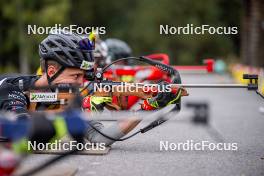 20.09.2024, Font-Romeu, France (FRA): Marek Mackels (BEL) - Biathlon summer training, Font-Romeu (FRA). www.nordicfocus.com. © Authamayou/NordicFocus. Every downloaded picture is fee-liable.