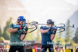 28.08.2024, Bessans, France (FRA): Oscar Lombardot (FRA) - Biathlon summer training, Bessans (FRA). www.nordicfocus.com. © Authamayou/NordicFocus. Every downloaded picture is fee-liable.