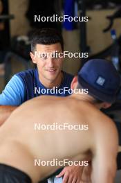 18.07.2024, Lenzerheide, Switzerland (SUI): Emil Bormetti (ITA), Coach Team USA - Biathlon summer training, Lenzerheide (SUI). www.nordicfocus.com. © Manzoni/NordicFocus. Every downloaded picture is fee-liable.