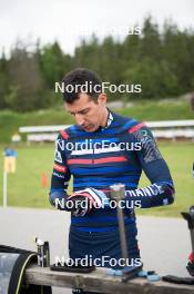 15.06.2024, Correncon-en-Vercors, France (FRA): Quentin Fillon Maillet (FRA) - Biathlon summer training, Correncon-en-Vercors (FRA). www.nordicfocus.com. © Joly/NordicFocus. Every downloaded picture is fee-liable.