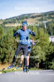 05.09.2024, Font-Romeu, France (FRA): Sebastian Samuelsson (SWE) - Biathlon summer training, Font-Romeu (FRA). www.nordicfocus.com. © Authamayou/NordicFocus. Every downloaded picture is fee-liable.