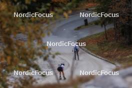 11.10.2024, Ramsau am Dachstein, Austria (AUT): Maria Remenova (SVK), Zuzana Remenova (SVK), (l-r) - Biathlon summer training, Dachsteinglacier, Ramsau am Dachstein (AUT). www.nordicfocus.com. © Manzoni/NordicFocus. Every downloaded picture is fee-liable.