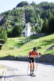 27.06.2024, Juf, Switzerland (SUI): Joscha Burkhalter (SUI) - Biathlon summer training, Juf (SUI). www.nordicfocus.com. © Manzoni/NordicFocus. Every downloaded picture is fee-liable.